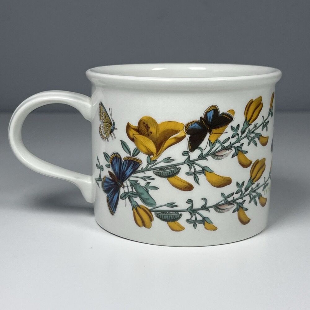 Portmeirion Botanic Garden Broom Cytisus Scoparius Coffee Mug Cup, England